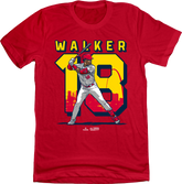 Jordan Walker Name and Number red T-shirt In The Clutch